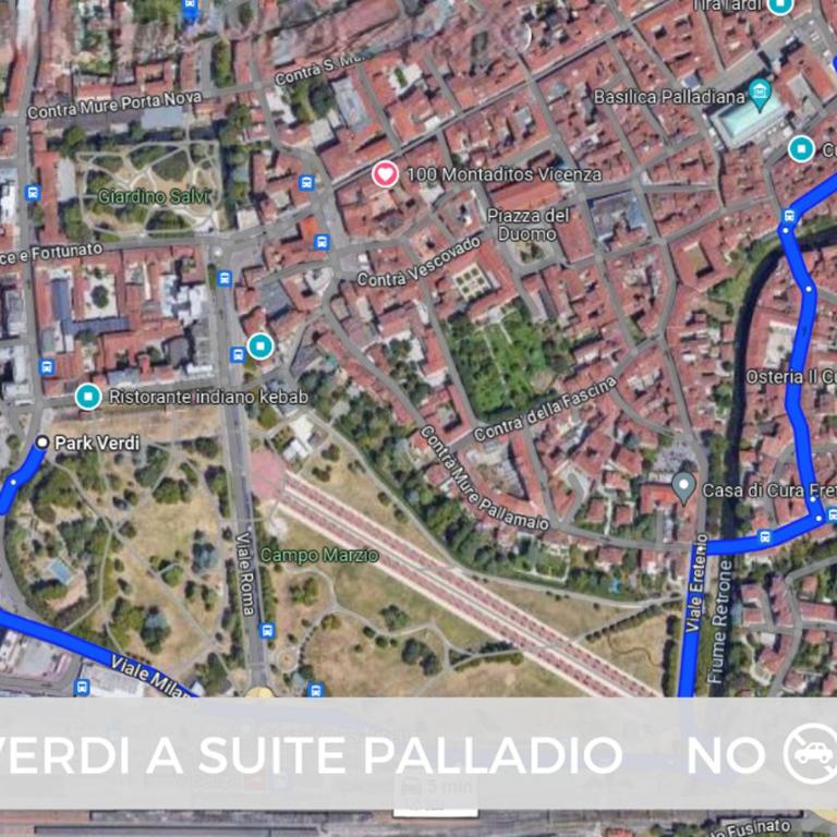 Suite Palladio Centro Vicenza A 2 Passi da Piazza dei Signori Check-in Veloce - Appartamento con 2 Camere da Letto - 30