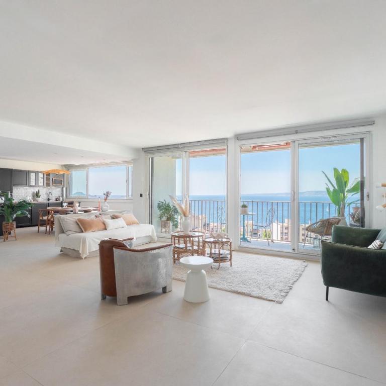 Serenity Escape Marseille - SEA VIEW & SUNSET - Appartement - Vue sur Mer - 2