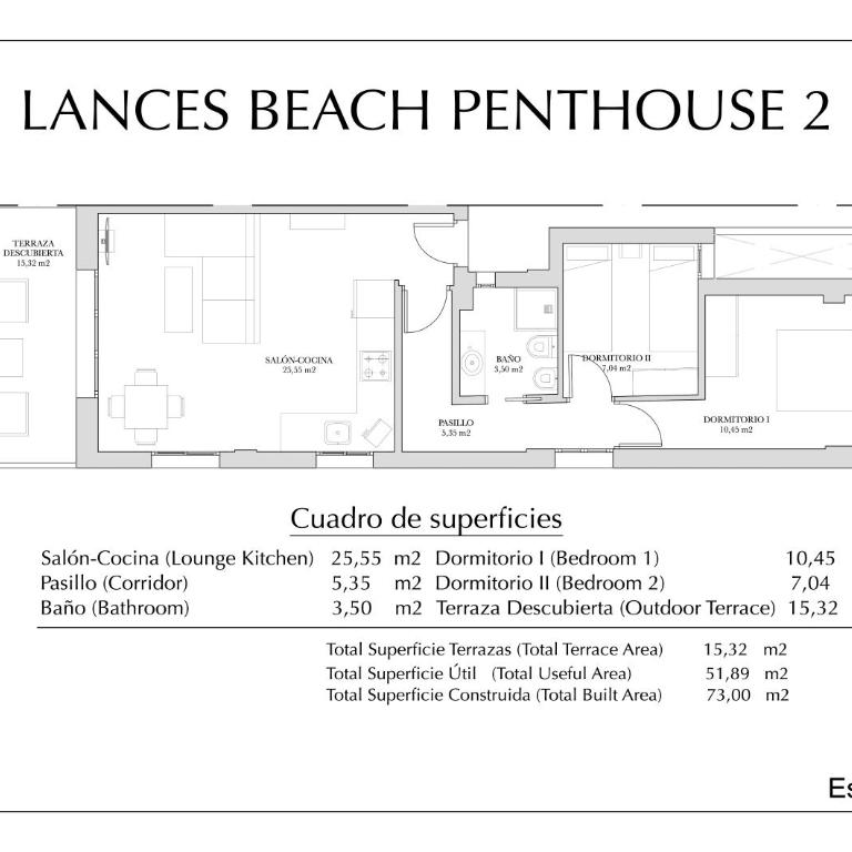 Lances Beach Penthouses - Apartamento Superior - Ático - 25