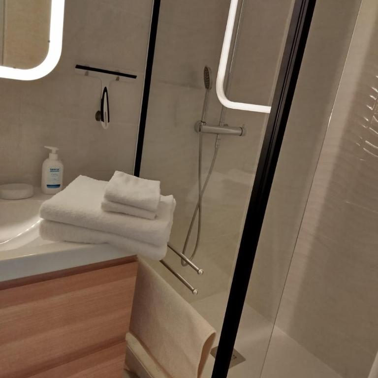 Villa climatisée, proche mer, 2 grands appartements indépendants, parking, WIFI - Maison 2 Chambres - 10