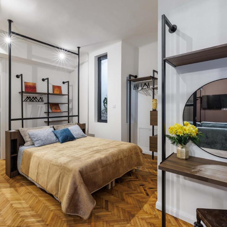 Blue Bird Apartments - Apartman sa 1 Spavaćom Sobom i Pogledom na Vrt - 6