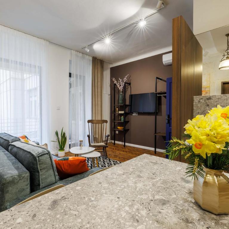 Blue Bird Apartments - Apartman sa 1 Spavaćom Sobom i Pogledom na Vrt - 8