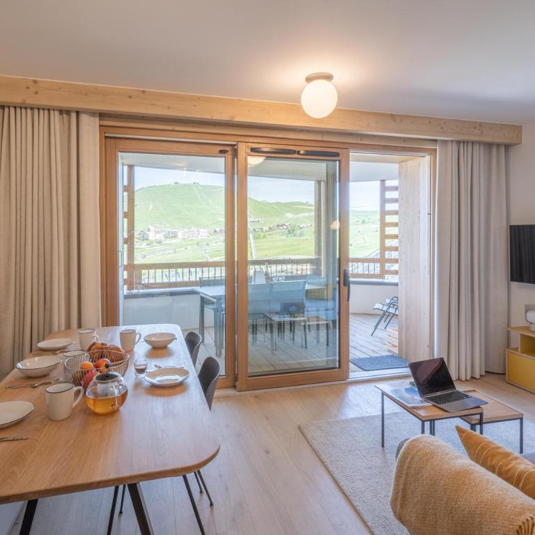 Alpe d'Huez Houses - L'Emparis - PHOENIX3 - Pour 5 SKI IN SKI OUT Wellness et vue magnifique - Appartamento con Vista e Balcone - 4