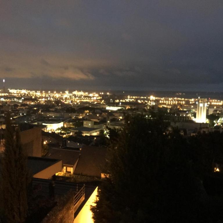 Terrasse vue imprenable mer, appartement 65m2 chic, quartier calme Le Havre, capacité 2 personnes ou famille 3 personnes,1 chambre, baignoire - Apartment mit 1 Schlafzimmer - 6