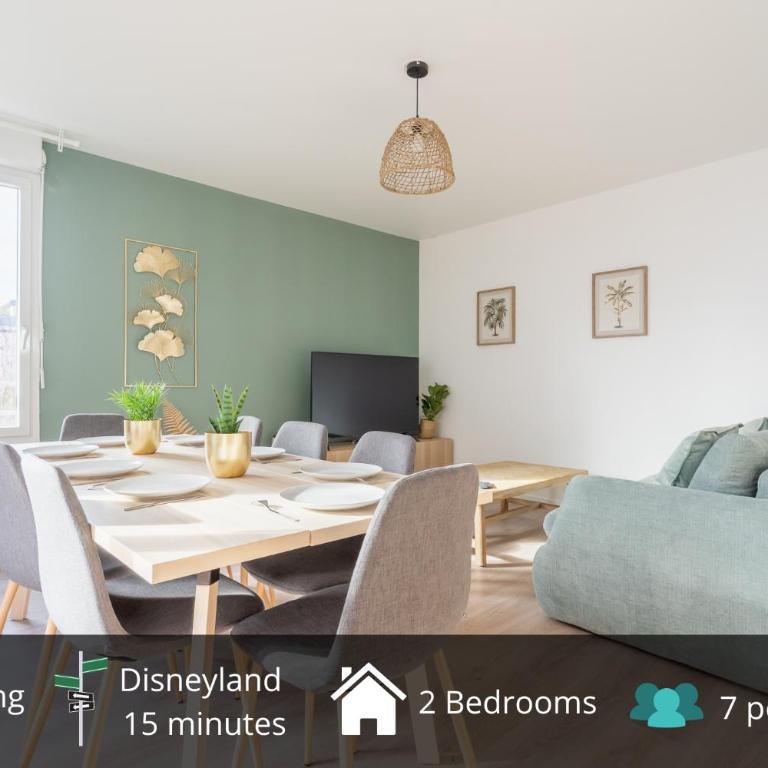 Le Prague - Parking - Disneyland - Balcon - Appartement 2 Chambres - 1