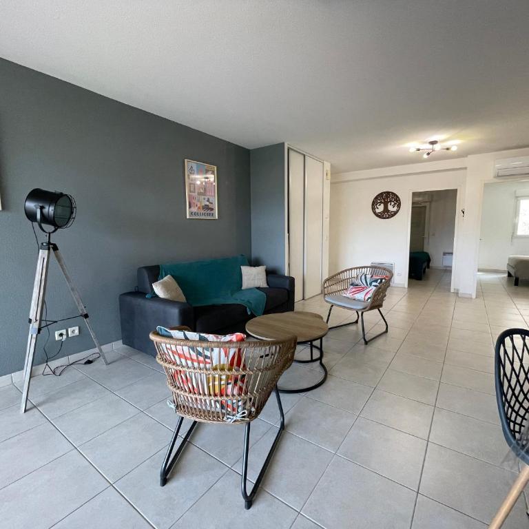 Appartement 3 pièces avec terrasse et WIFI à Banyuls-sur-Mer - FR-1-309-459 - Apartamento de 2 dormitorios - 3