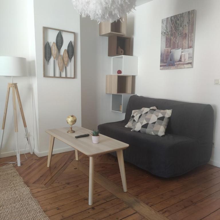 Chaleureux T2 au style VINTAGE - rue gratuite - One-Bedroom Apartment - 8