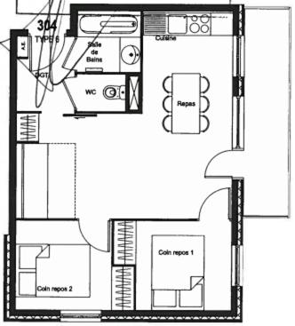 Hôte Altitude - Appartement 2 Chambres avec Terrasse - 4