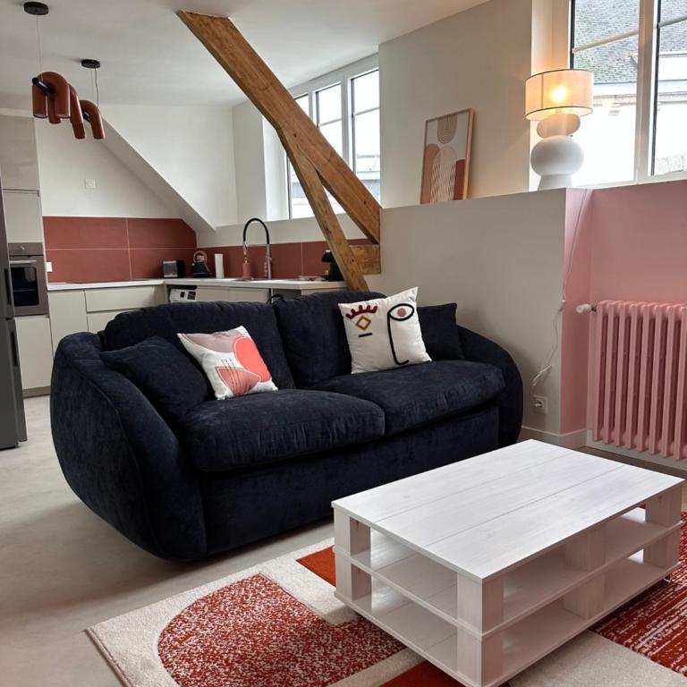 Grand Appartement ultra moderne Plein Centre, plage à pieds, avec parking - One-Bedroom Apartment - 22