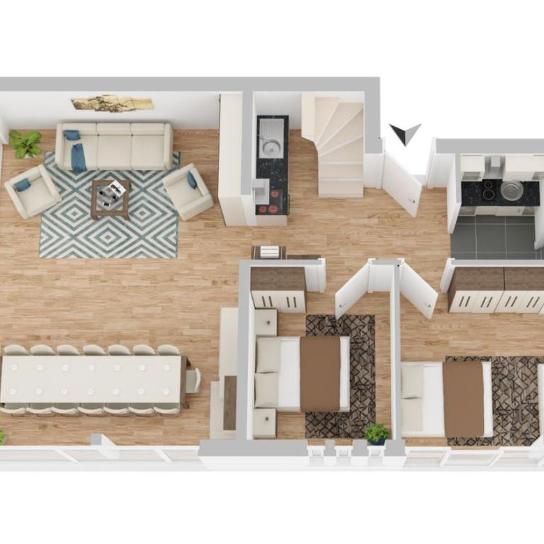 Munich Large Apartment 155 qm with 4 Bedrooms top located 1 to 12 guests - Four-Bedroom Apartment - 11