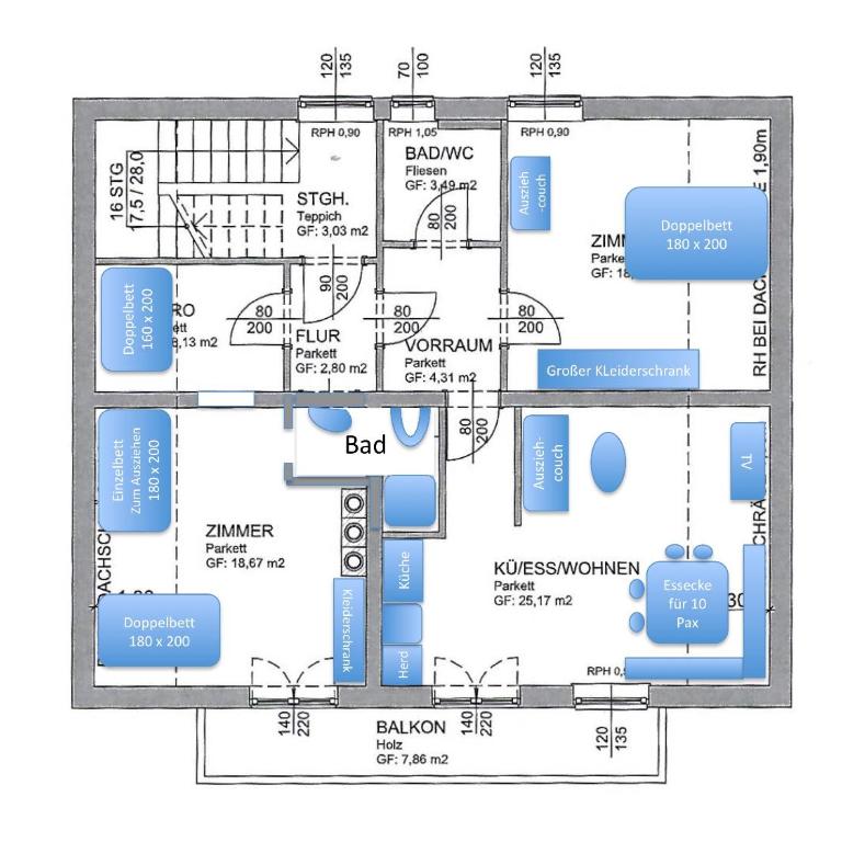 Haus Daniel Schartner - Apartment mit 3 Schlafzimmern - 2