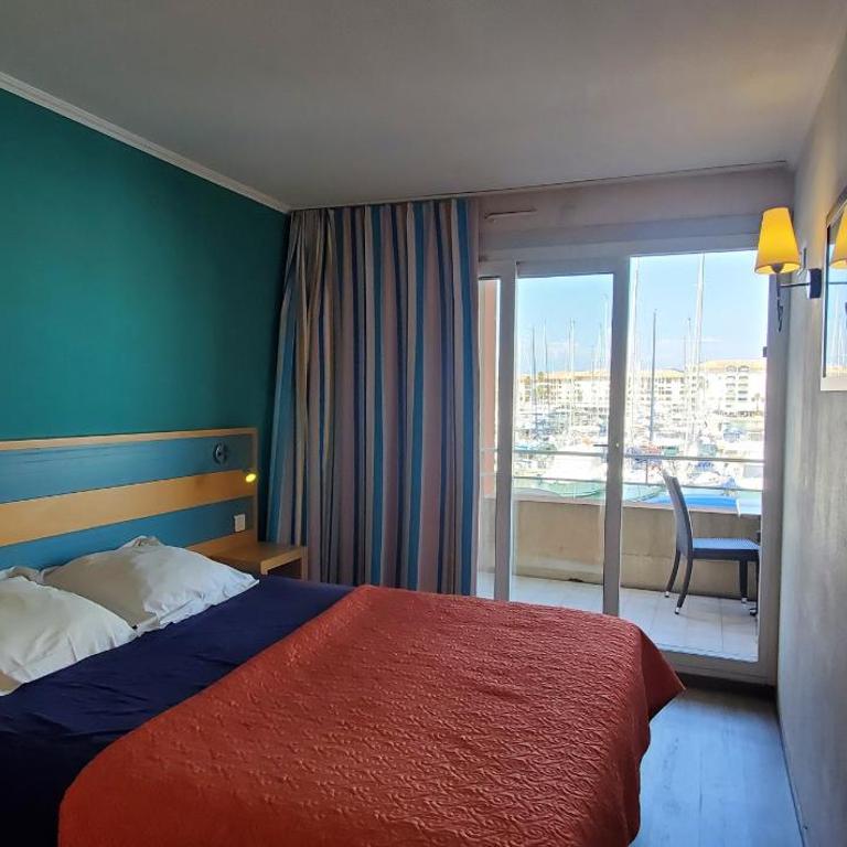 Vue sur Port Frejus pour ce T2-3 Cap Hermes, 6 cou - Apartment mit Meerblick - 4