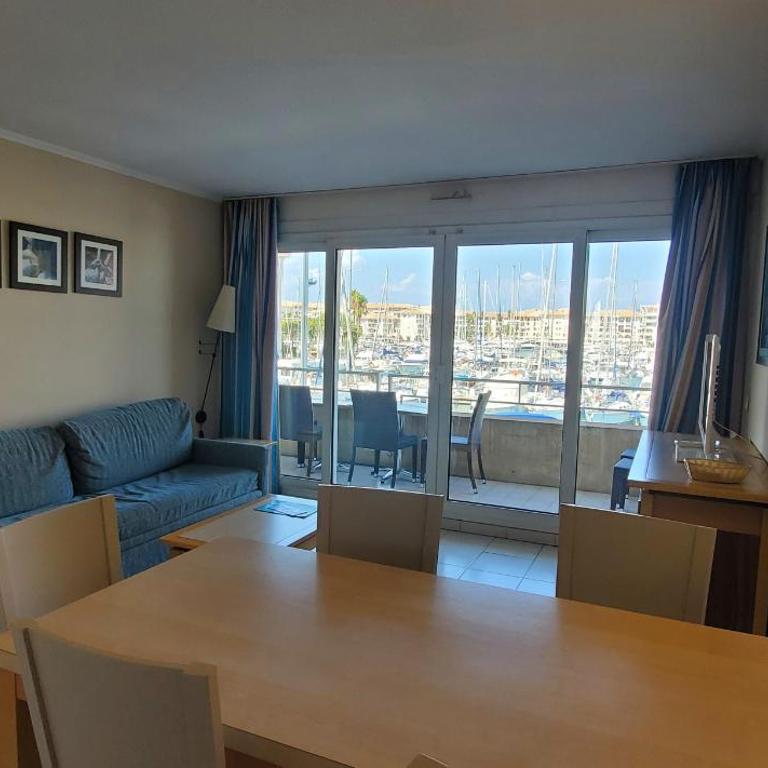 Vue sur Port Frejus pour ce T2-3 Cap Hermes, 6 cou - Apartment mit Meerblick - 21