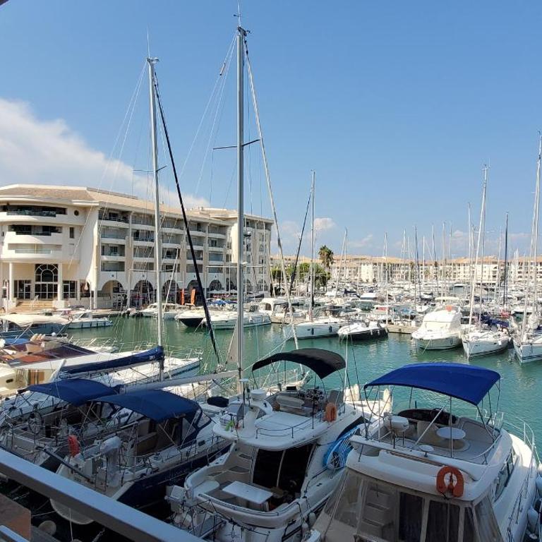Vue sur Port Frejus pour ce T2-3 Cap Hermes, 6 cou - Apartment mit Meerblick - 19