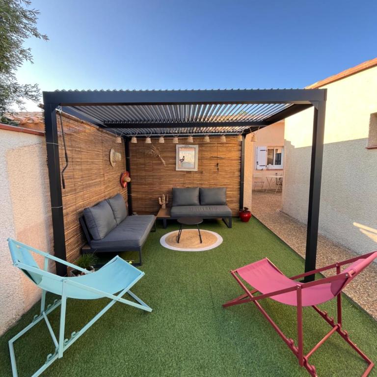 Villa T3 - Maison 6 couchages - Piscine - Clim - Wifi - Garage - Villa con 2 Camere da Letto - 3