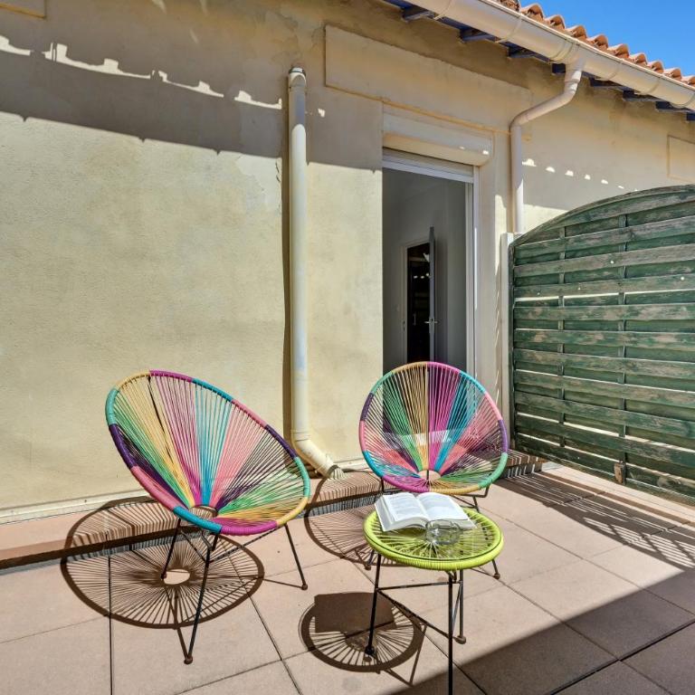 Hotel Camille - Chambre Double avec Patio - 7