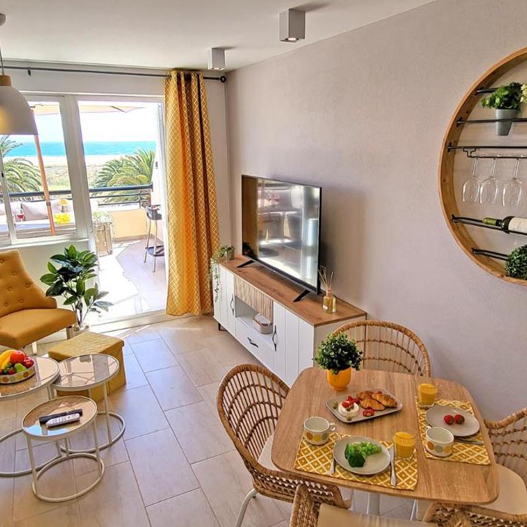 Ferienwohnung Sol, Morro Jable, Meerblick, Klimaanlage, Pool - Apartamento de 1 dormitorio - 2