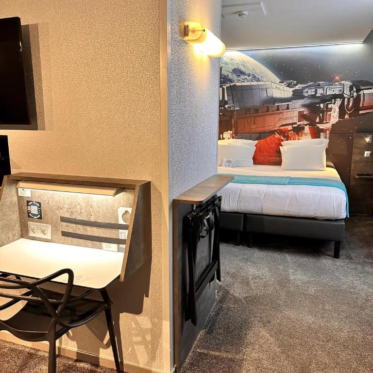 Hôtel Kyriad Rennes Centre Gare - Hébergement 1 Lit Double et 2 Lits Simples - 5