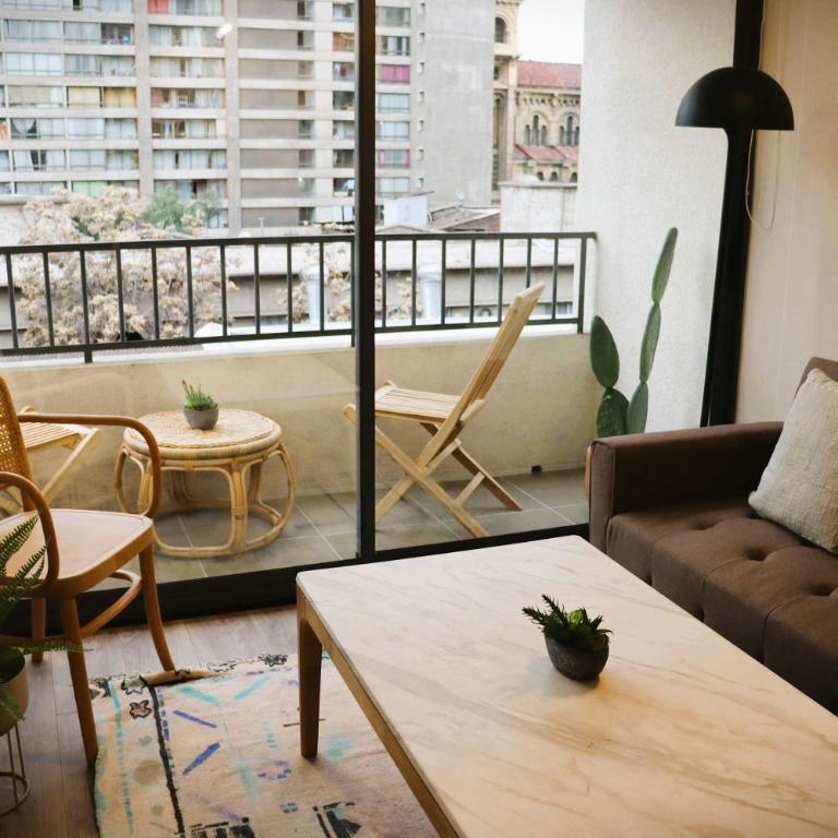 HOM I Inmejorable y Luminoso Depto 1D1B 2PAX Santiago - Apartamento - 9