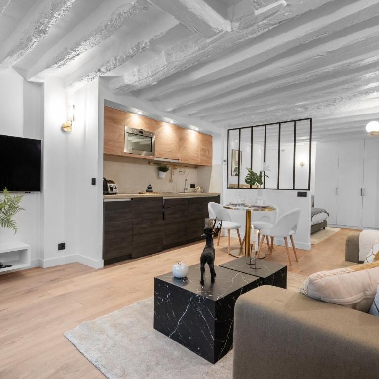 Paris Central Gem 9 Min Walk to Notre-Dame and Louvre - Appartamento Deluxe con 1 Camera da Letto - 18