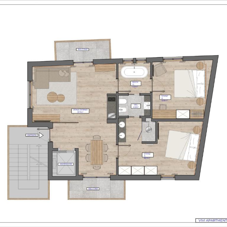 Vivi Suites & Spa - Boutique Guest House Molveno - Suite Deluxe con cama extragrande - 13