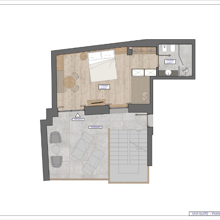 Vivi Suites & Spa - Boutique Guest House Molveno - Habitación Doble Deluxe - 1 o 2 camas - 12