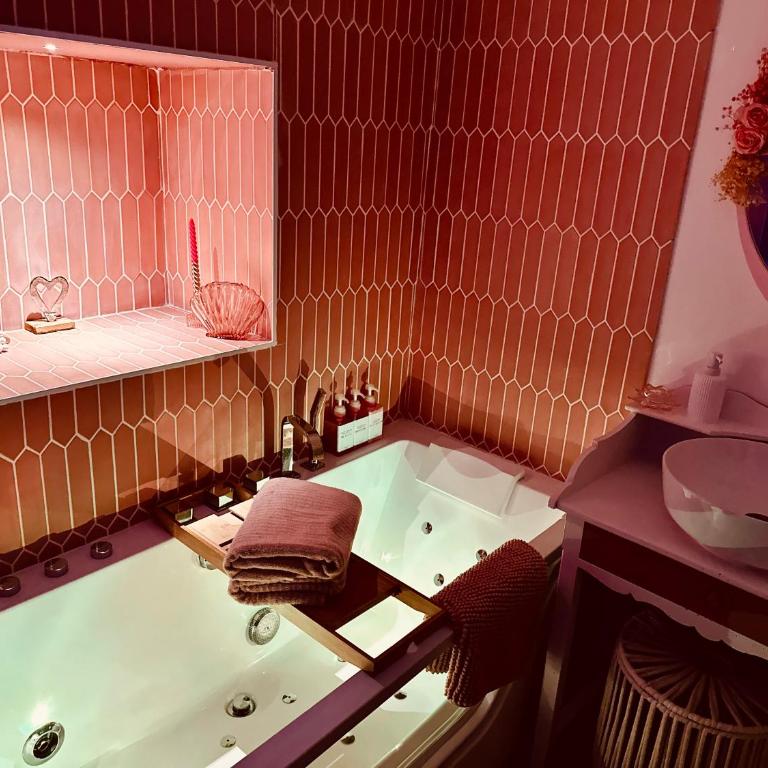 LOVE Room - Balnéo - Ciel Etoilé - Free Wifi - Netflix - Hyper Centre - Appartement 1 Chambre - 4