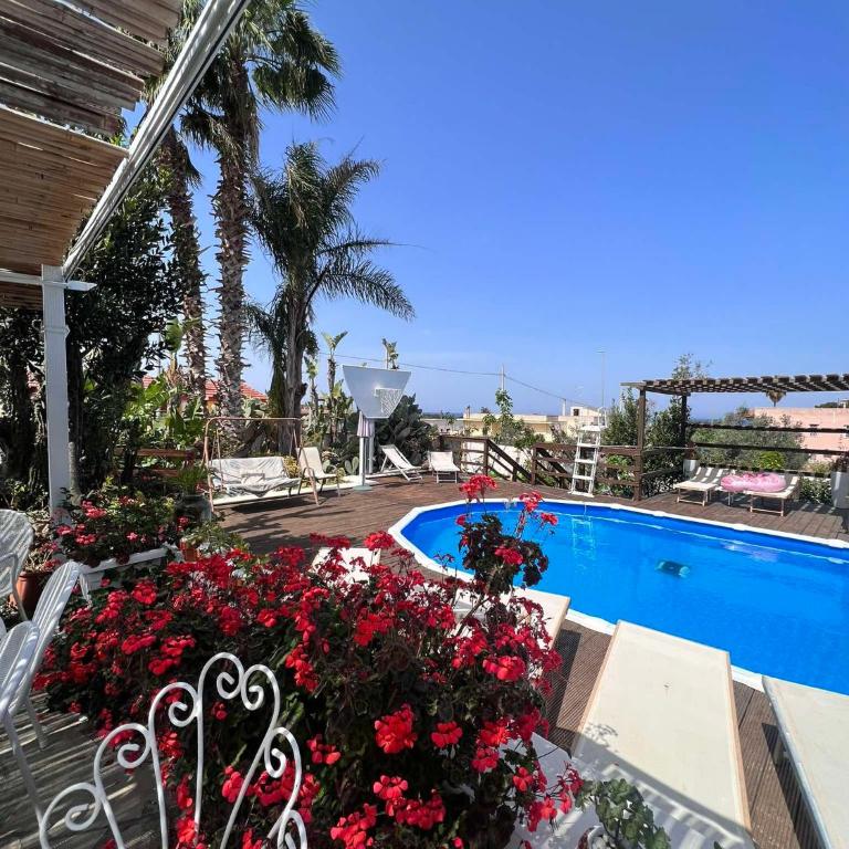Villa Casa Vacanze Fiore - Appartamento con 2 Camere da Letto, Terrazza Privata e Vista Mare - 56