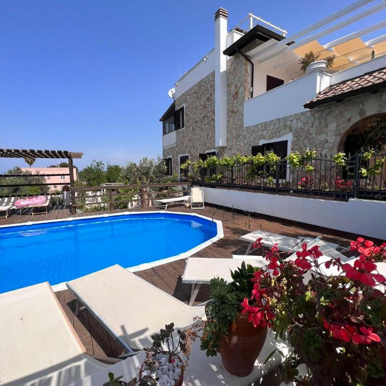 Villa Casa Vacanze Fiore - Appartamento con 2 Camere da Letto, Terrazza Privata e Vista Mare - 60