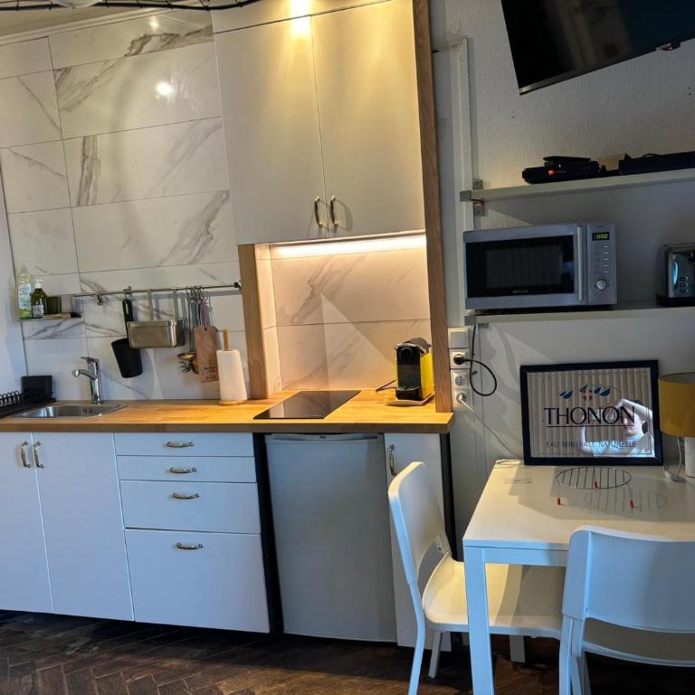 Petit Studio hyper centre vue lac thonon-o-phil-de-l-eau - Appartement 1 Chambre - 10