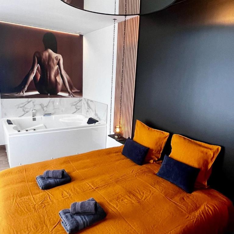 Boudoir Margot - Luxury room balnéo - Appartement 1 Chambre - 8