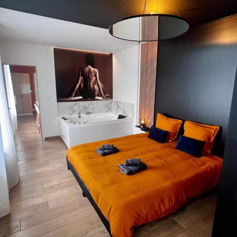 Boudoir Margot - Luxury room balnéo - Appartement 1 Chambre - 12