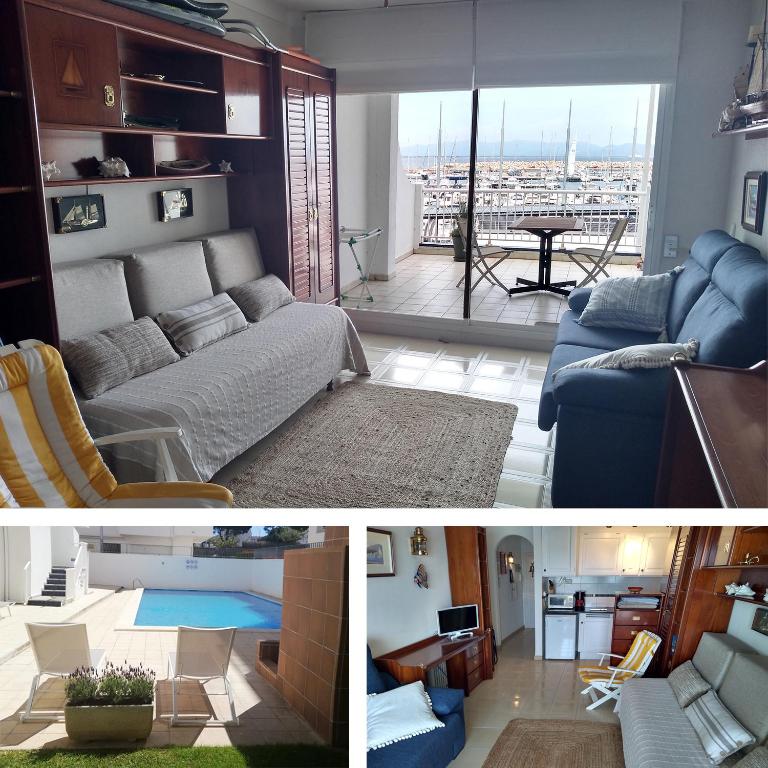Estudi Nàutic port La Clota - Estudio con sofá cama - 8