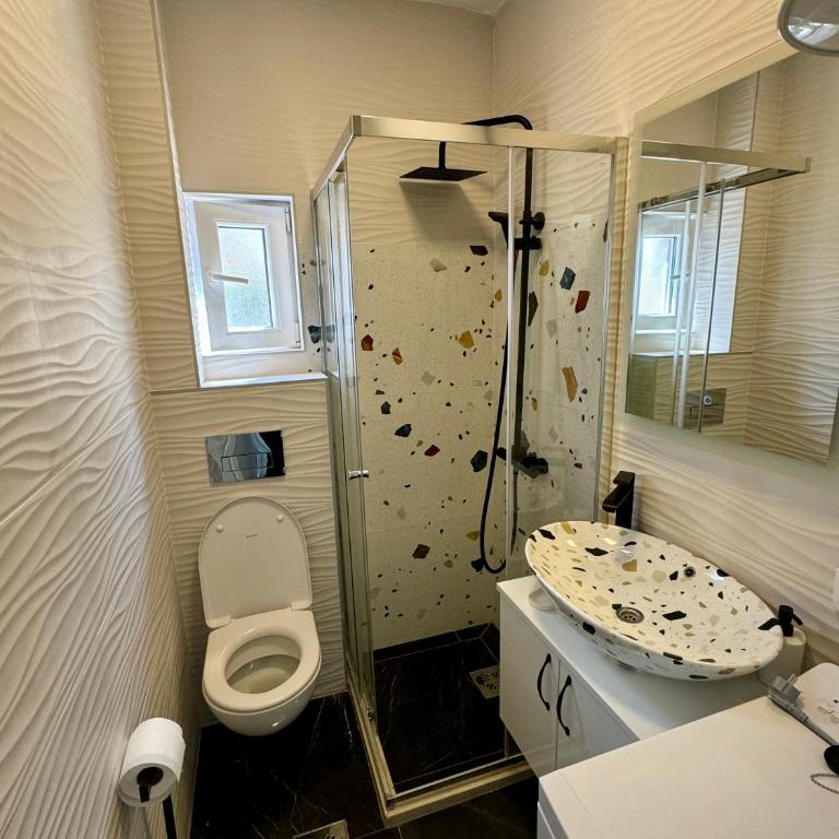 Apartman Bećir - Deluks Dvokrevetna Soba sa Bračnim Krevetom / 2 Zasebna Kreveta i Pogledom na Okean - 12