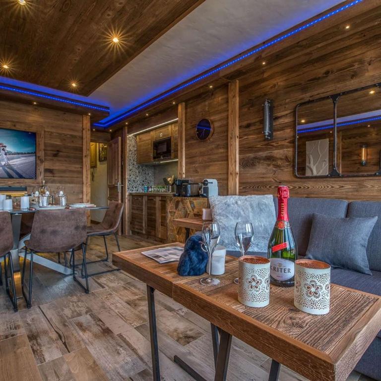 Appartement chalet 2 chambres, centre Courchevel 1850, ski à 150m, WIFI - FR-1-631-213 - Apartamento - 1