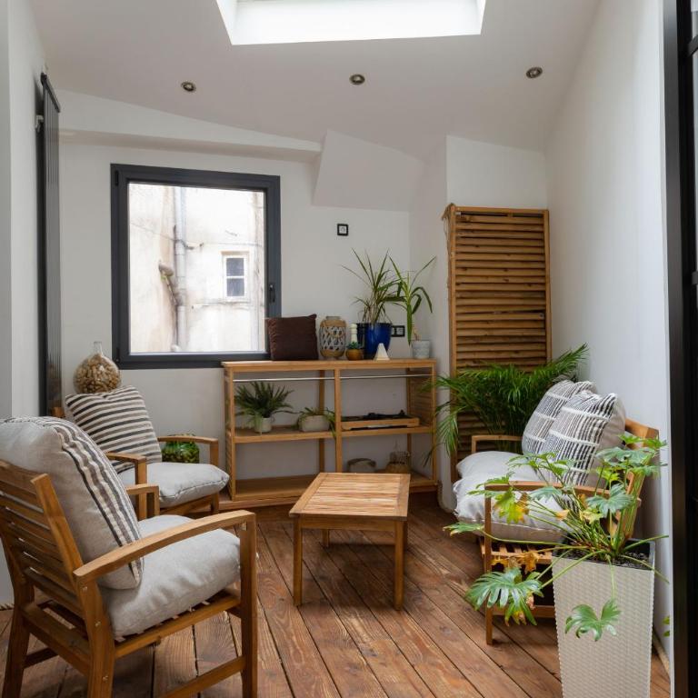 Appartement spacieux au cœur d'Angers étage 1 - 6 personnes - Appartement 2 Chambres Deluxe - 7