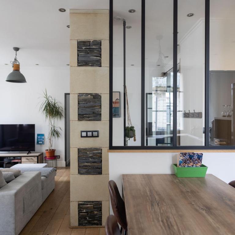 Appartement spacieux au cœur d'Angers étage 1 - 6 personnes - Appartement 2 Chambres Deluxe - 16