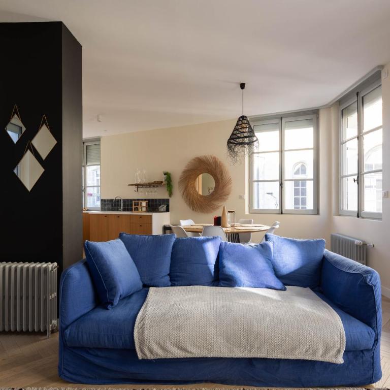 Appartement spacieux au cœur d'Angers étage 2 - 6 personnes - Appartement 2 Chambres Deluxe - 10