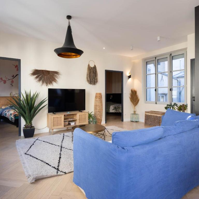 Appartement spacieux au cœur d'Angers étage 2 - 6 personnes - Appartement 2 Chambres Deluxe - 11