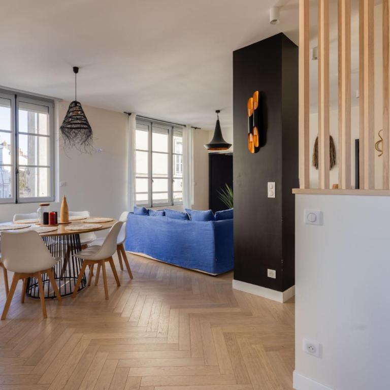 Appartement spacieux au cœur d'Angers étage 2 - 6 personnes - Appartement 2 Chambres Deluxe - 12