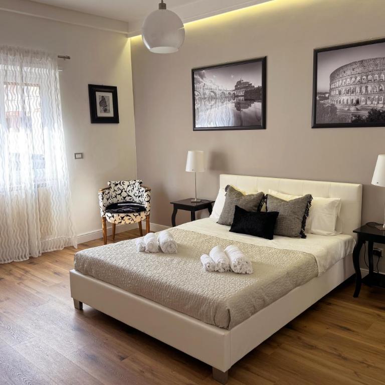 Torre Maura Apartment - Apartment mit 2 Schlafzimmern und Balkon - 22