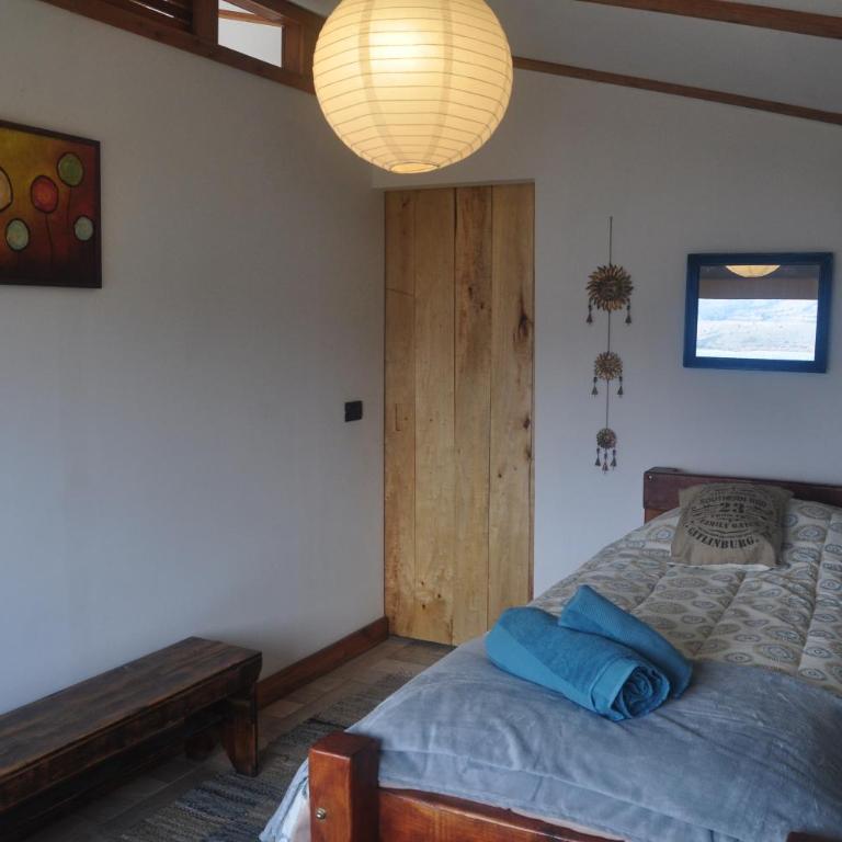 Cabaña frente al lago Huechulafquen y volcán Lanín - Three-Bedroom Chalet - 15