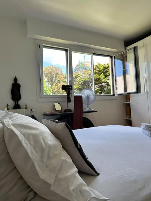 Private bedrooms near Eiffel Tower - Chambre Lit Queen-Size - Vue sur Jardin - 6