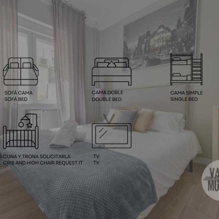 Agradable piso de 3hab en El Rastro-Centro de Madrid - Apartment - 26