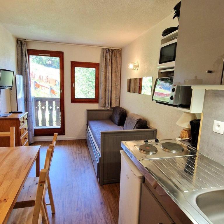 Studio rénové 2-3 personnes à Valfréjus, balcon et vue piste - FR-1-265-229 - Studio - 15