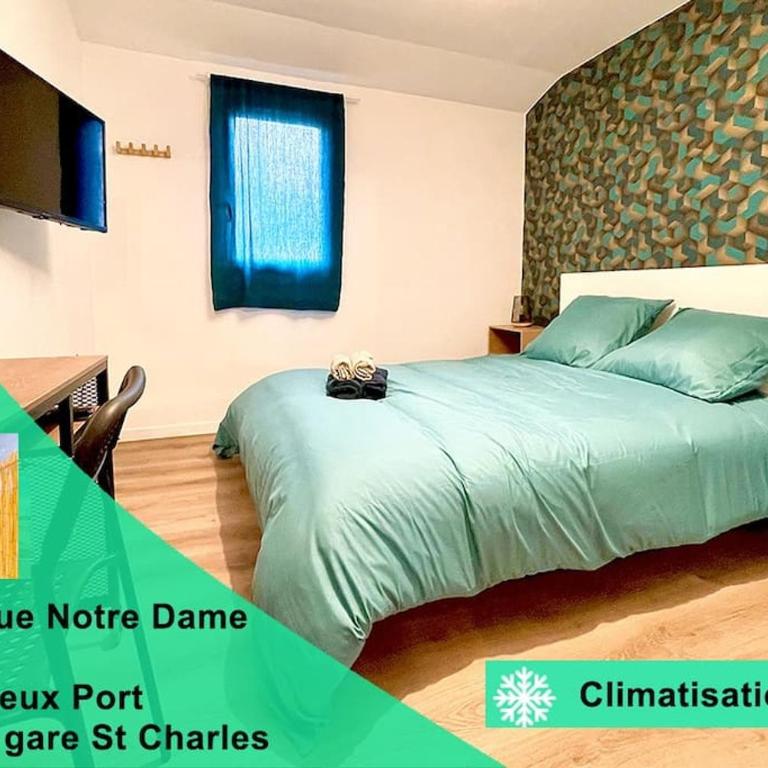 T4 plein coeur de Marseille avec vue Notre Dame - Apartment mit 3 Schlafzimmern - 1