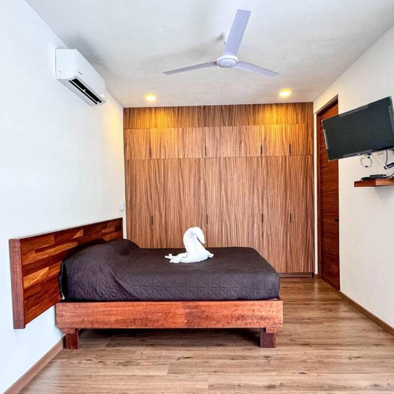 Puerto Morelos Home pool wonderful common area - Apartment - 8