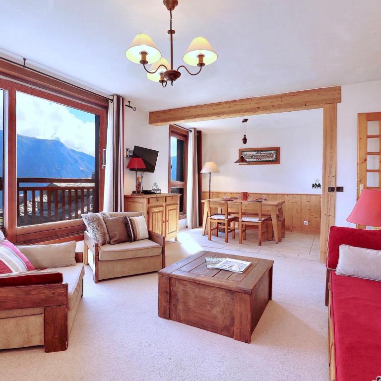 Courchevel 1850 : 3 Pièces, Balcon, Vue, Wifi, Garage - Two-Bedroom Apartment - 6