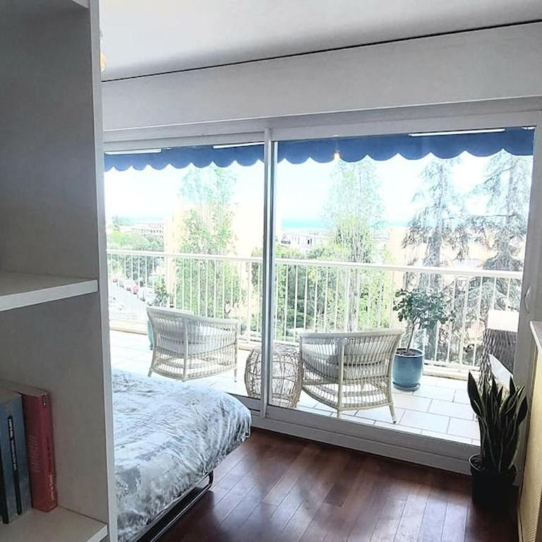 Terrasses de la Corniche, 2p 65m2 spacieux, terrasses mer & montagne, piscine et parking privé - Appartamento con 1 Camera da Letto - 15