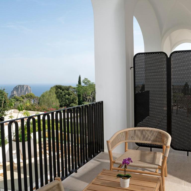 Villa Certosa Boutique Hotel Capri - Camera Matrimoniale Deluxe con Balcone e Vista Mare - 3